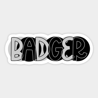 Badger Sticker